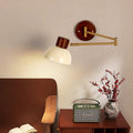 Bedside wall lamp hanging wall lamp creative casual study learning foldable telescopic rotate rocker arm lamp