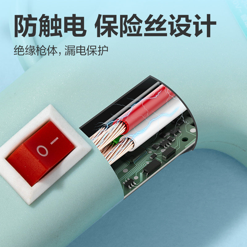 Deli hot melt glue gun DIY household hot melt glue grab kindergarten handmade hot melt gun hot melt stick glue 7mm wholesale
