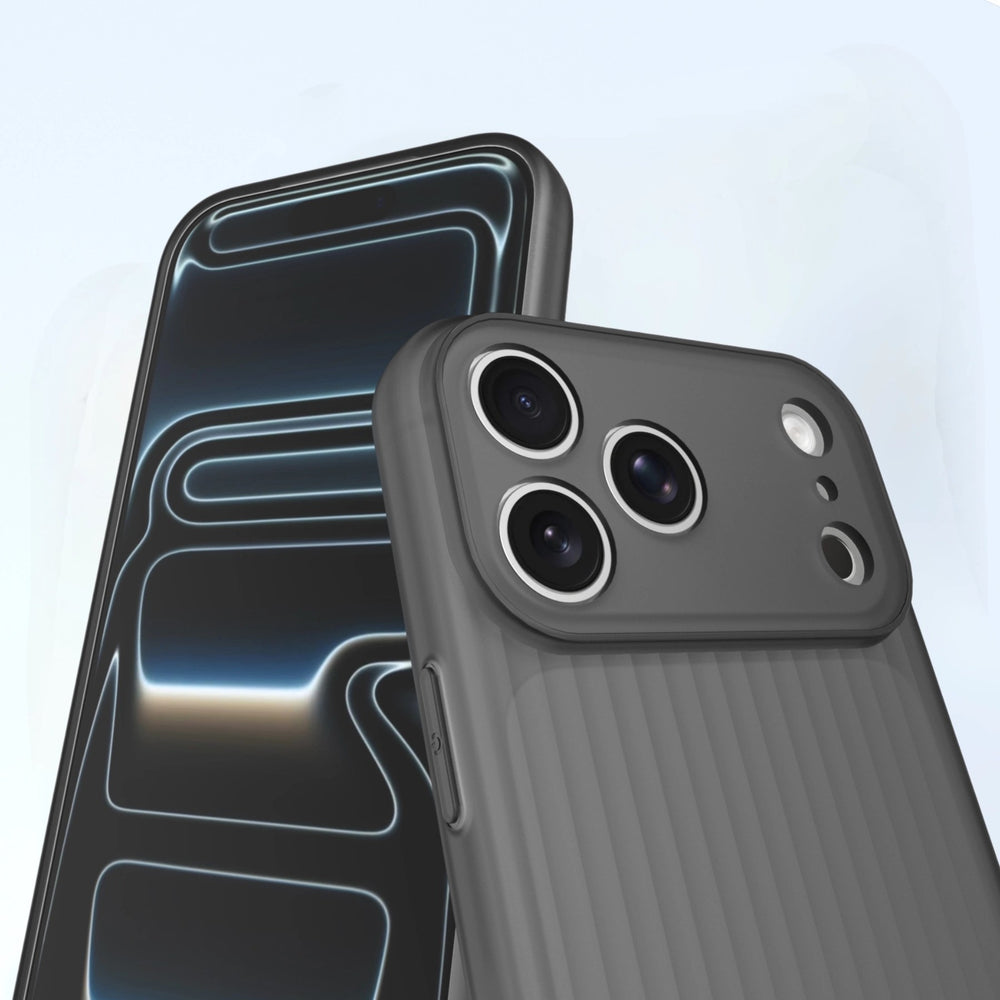 Corrugated tpu soft shell suitable for iphone16 mobile phone case 17pro large window design anti-fingerprint all-inclusive protective case