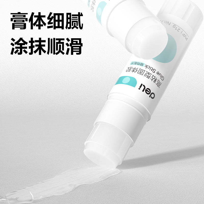Deli 7092S personal PVP solid glue 21g formaldehyde-free washable high viscosity glue stick for manual office use