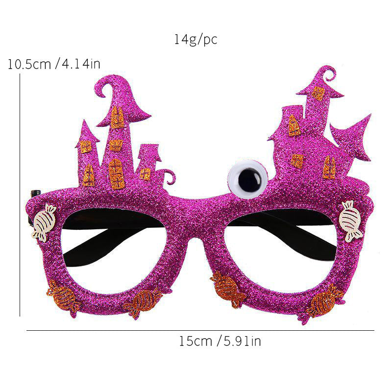 Halloween Pumpkin Glasses Kids Adult Ghost Festival Party Decorations Photo Props Funny Glasses Frames