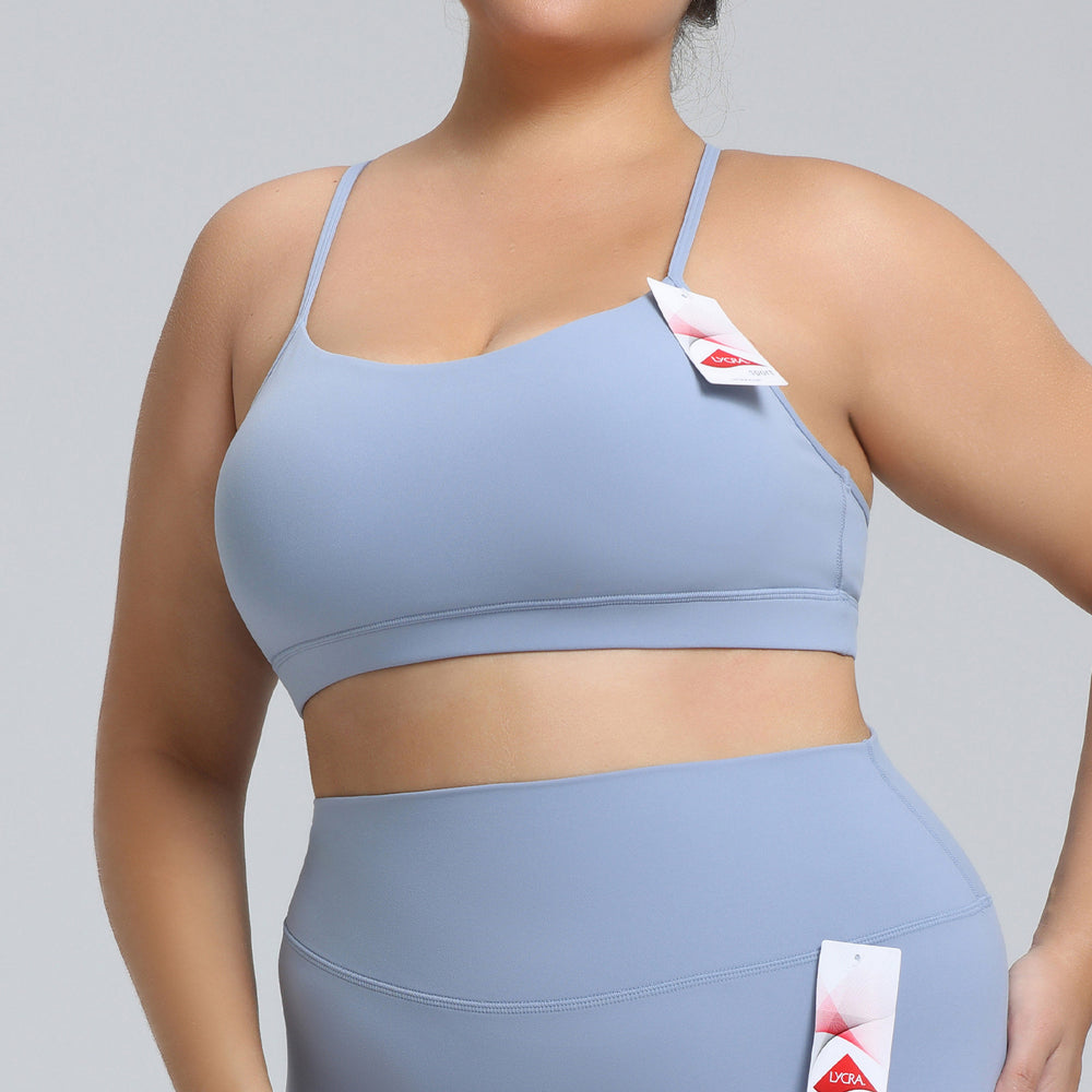 Amazon's new plus size yoga clothes for women lycra classy sense tight sportswear suit lulu same style fitness clothes