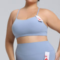 Amazon's new plus size yoga clothes for women lycra classy sense tight sportswear suit lulu same style fitness clothes