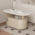 Italian-style modern for homemovable slate small coffee table small apartment new arrivalcasual solid wood with drawer storage