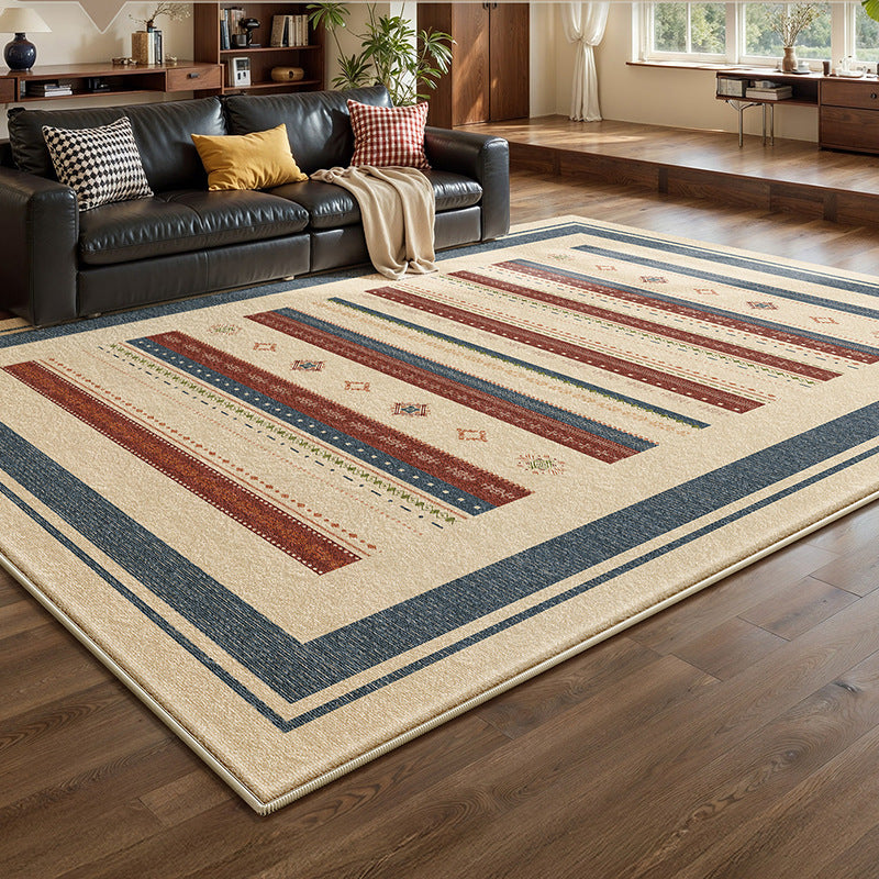 Removable and washable carpet living room bauhaus retro easy-care machine washable double-layer for home bedroom bedside soundproof floor mat