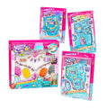 Kids' beaded sticker bracelet diy kit - trendy sticker bracelets for girls - surprise toy & birthday gift