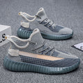 2025 winter new men's mesh canvas sneakers - trendy, versatile, casual korean style, athletic skate shoes, cloth shoes