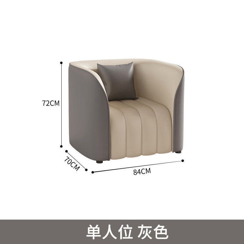 Saint-ly minimalist light luxury hotel lobby sofa set - lounge area, office reception area, meeting & negotiation space