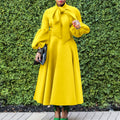 Amazon  spring new arrivalfashiontie back lantern sleeve high waistbowsplus size swing dress cross-border dress