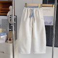 Korean style fashion spring new arrival sports casual pants  spring and autumn hot style loose versatile drawstring scimitar sweatpants for women