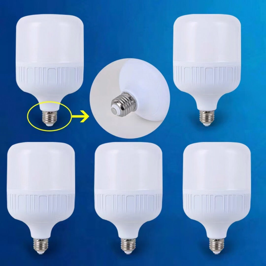 LED light bulb household E27 screw energy-saving lamp white light super bright indoor eye protection no stroboscopic high-power lighting bulb