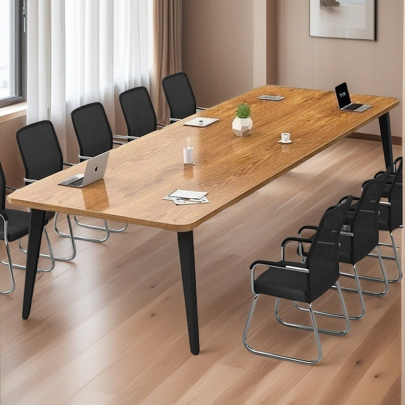 Office conference table long table minimalist modern meeting room training workstation bench small negotiation table and chair set