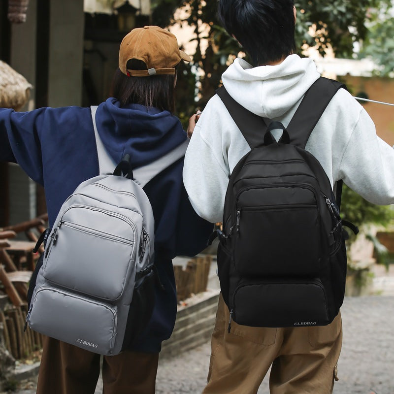 New business commute large capacity backpack simple fashion laptop bag travel light backpack