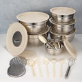 thickened stainless steel salad basin non-slip silicone bottom mixing egg bowl salad cooking basin baking egg bowl