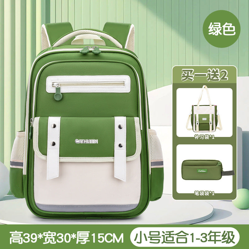 New cloud schoolbag 1-3-6 grade primary school students schoolbag boys and girls reduce the burden of children large capacity backpack