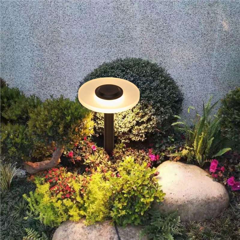 Outdoor waterproof ground insert lawn lamp villa garden lamp b&b courtyard lawn lamp modern terrace decorative atmosphere lamp