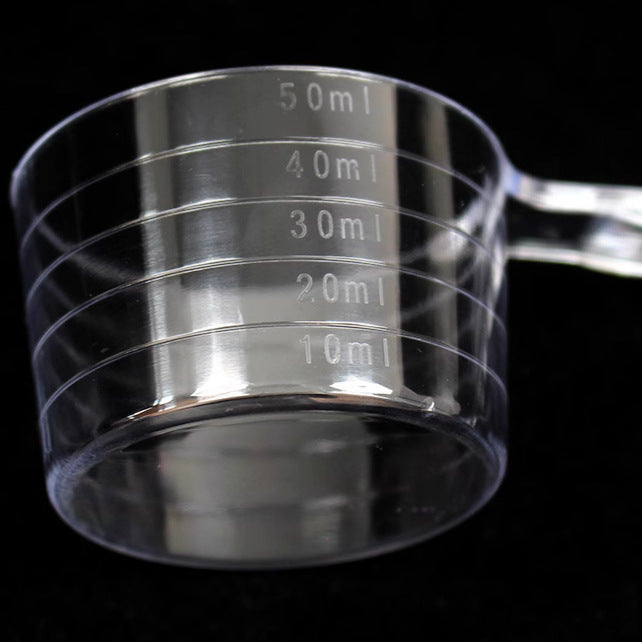 Individually wrapped 50ml ps plastic measuring spoons - ideal for mask powder, feed, fertilizer, laundry detergent, and water (50g capacity)