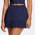 Tennis skirt pleated accordion golf sports skirt fashion tape high waist yoga skirt women's sports skirt