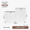 [jasmine white] 2-door low cabinet + 2-door high cabinet + 2-door high cabinet-1 (including delivery)