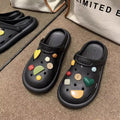 Love/black clogs
