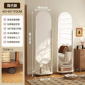 Perforated board dressing mirror rotate full-length mirror movable floor mirror for home clothes hanger all-in-one mirror fitting mirror