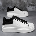Mcqueen men's shoes: autumn niche design, versatile casual skate shoes, trendy brand, high-end athletic thick-soled white sneakers
