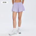 Summer quick-dry high-waisted workout shorts for women - lined, anti-exposure, lightweight, breathable yoga & fitness shorts d26011