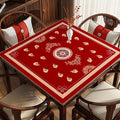 Tablecloth mahjong table special no-wash  new year table mat sound insulationthickenednon-slip new chinoiserie winter tablecloth