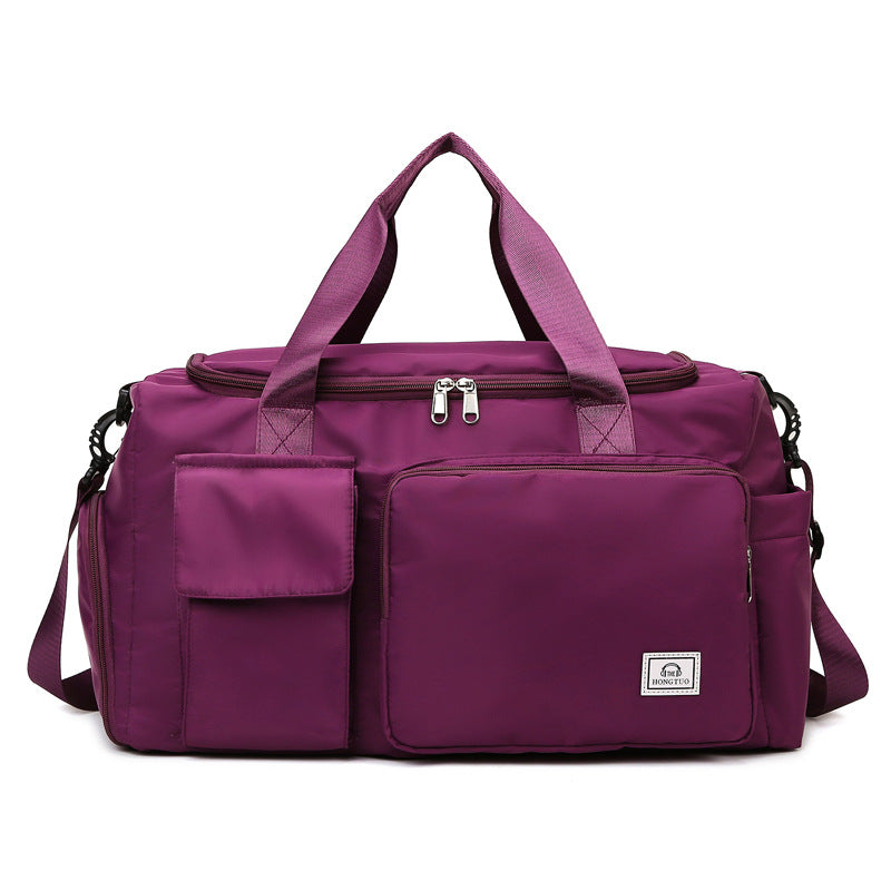 New portable swimming bag dry and wet separation waterproof large capacity fitness bag travel bag oblique span luggage bag wholesale