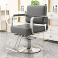 Hairdressing chair popular hairdressing store perm and dye salon special fashion adjustable stainless steel hair cutting chair high-end hairdressing chair