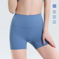 Naked feeling tummy control sexy peach butt fitness pants outdoor cycling running three-quarter pants fitness shorts yoga shorts for women