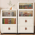 Folding cabinet double door storage cabinet large capacity bedroom baby wardrobe plastic installation-free floor-standing cabinet one piece minimum