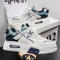 Men's shoes 2026 new spring trendy bestseller versatile leather casual sneakers student height increasing athletic fashion shoes for men