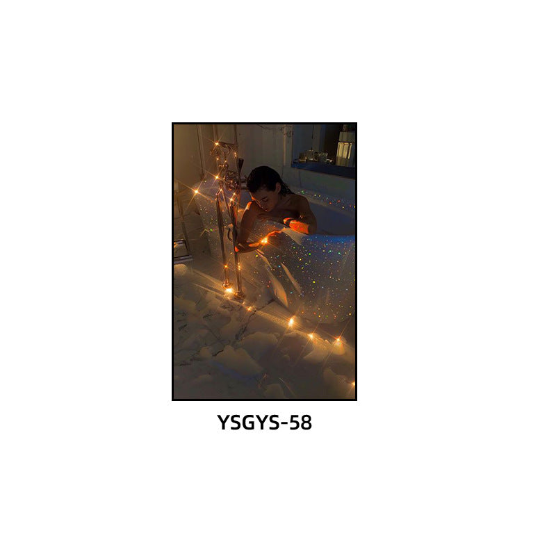 ins wind hanging painting clothing store background wall fashion decorative painting living room advanced sense flash diamond painting bathroom coffee shop