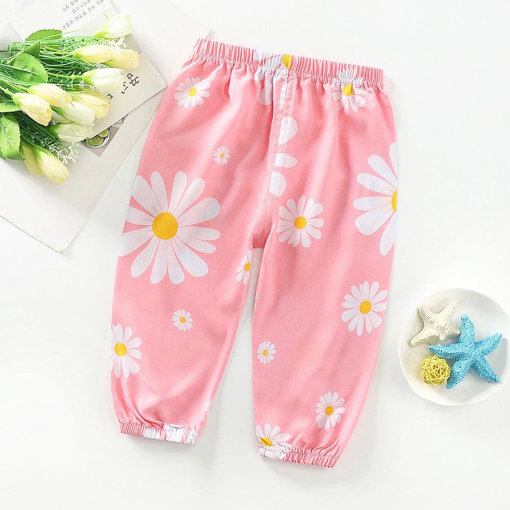Kids' mosquito-proof pants: summer baby bloomers, toddler & child long pants, breathable air conditioning pants for boys & girls