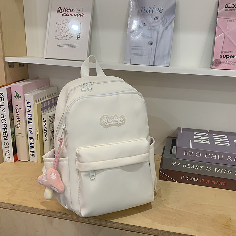 Women's backpack - premium lightweight travel backpack, large capacity, minimalist solid color, perfect for school, middle school, and college students