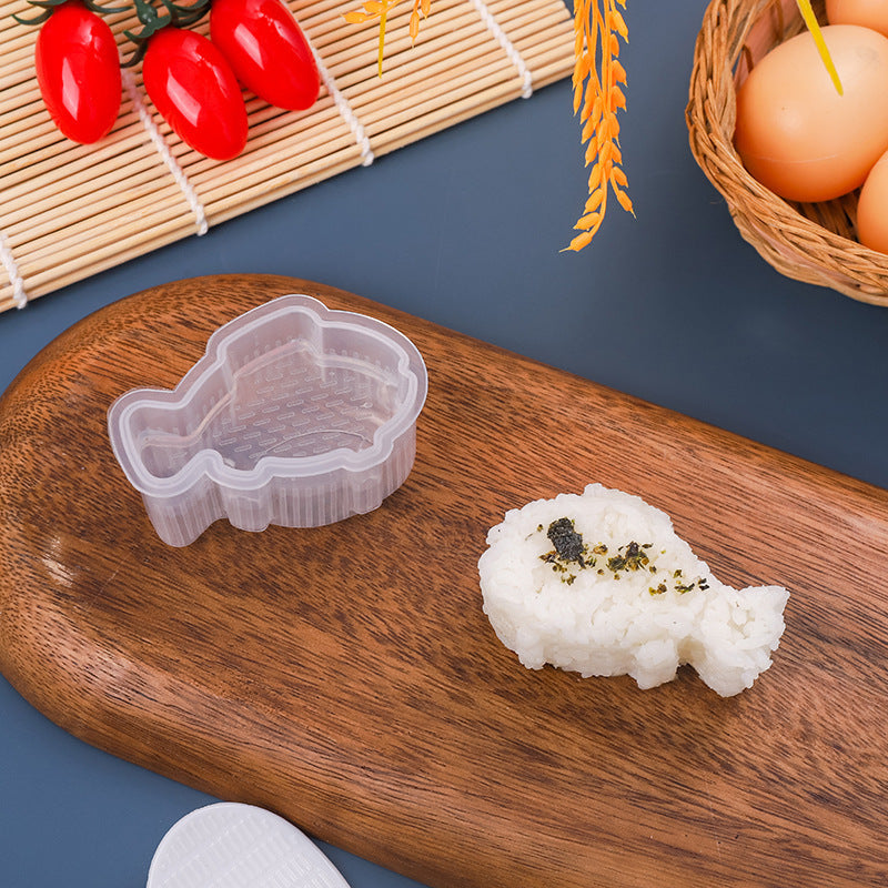 Multi-layer rice ball mold heart shape diy military ship sushi mold baking tool multi-layer sushi supplementary food bento tool