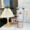 export stanley thermos cup 304 stainless steel straw cup portable outdoor car sports cup