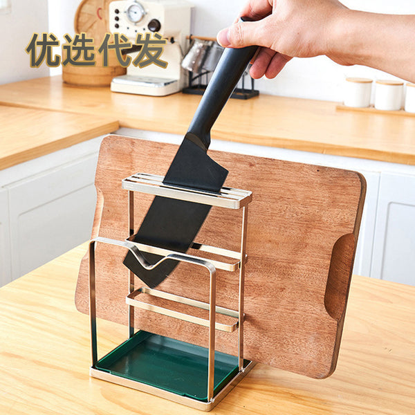 Kitchen knife holder, shelf, kitchen knife holder, countertop, cutting board, lid rack, cutting board, chopstick cartridge, knife integrated storage rack