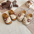 Kids birkenstock shoes girl outwear cartoon kitten cute spring & fallnew arrival boken slippers soft bottom fashion half slippers