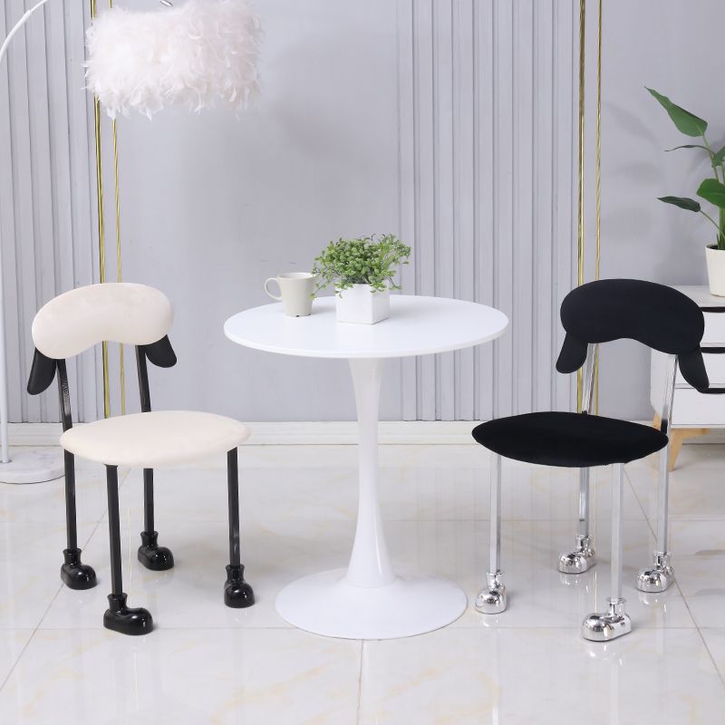 Used sheep chair backrest chair makeup dressing stool dining chair kids designer for home cartoon chair
