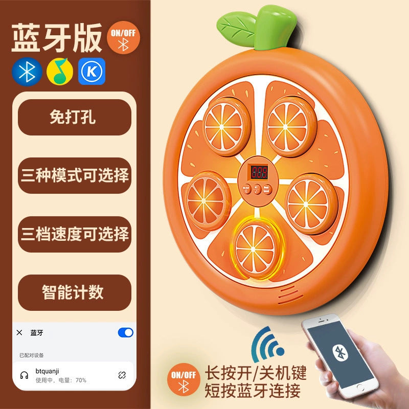 Kids' smart boxing target - electronic bluetooth music rhythm card point sports fitness boxing trainer - cross-border hot seller