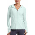 Amazon european and american zippered sun protection jacket for women,  spring new arrival, hooded cool sun protection top