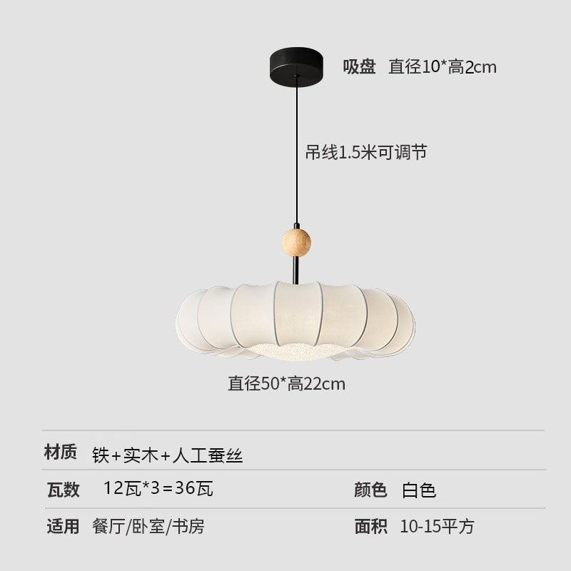 Medieval bedroom chandelier French retro study master bedroom room light wabi silkworm homestay bar restaurant lighting