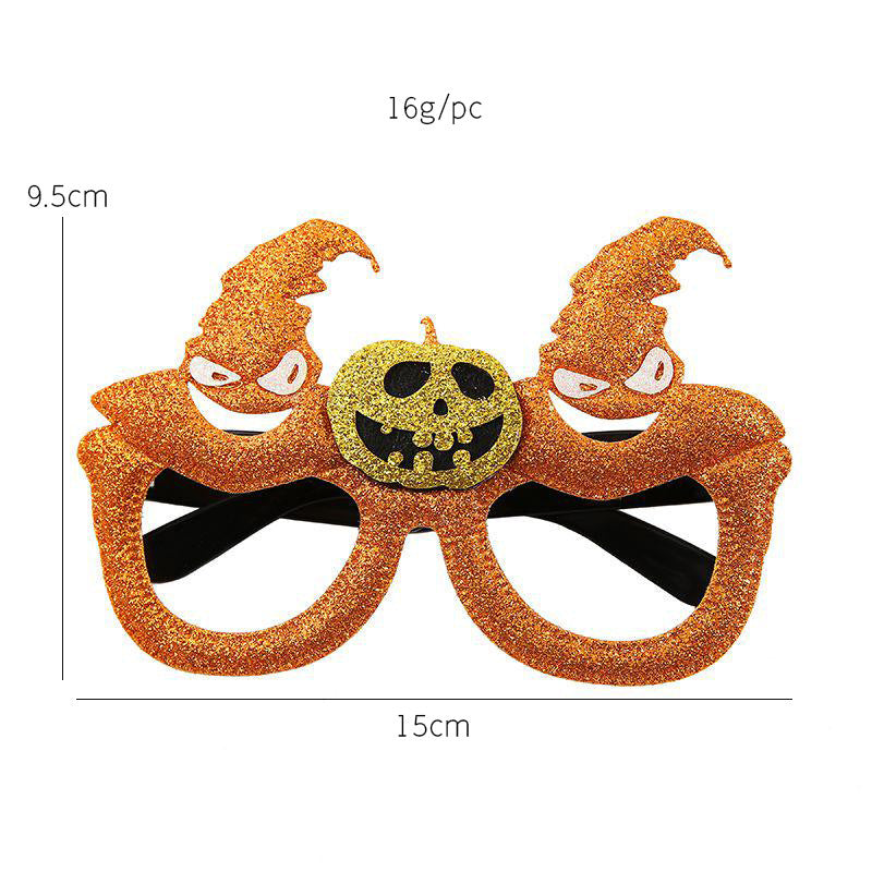 Halloween Pumpkin Glasses Kids Adult Ghost Festival Party Decorations Photo Props Funny Glasses Frames