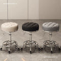 Beauty stool pulley beauty salon large work stool hairdressing shop hairdressing stool manicure adjustable chair for home round stool