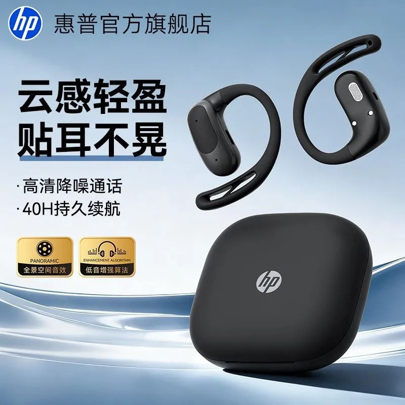 Hp openearn wireless bluetooth headphones - open-ear design, long battery life, comfortable, non-in-ear, ideal for sports and business