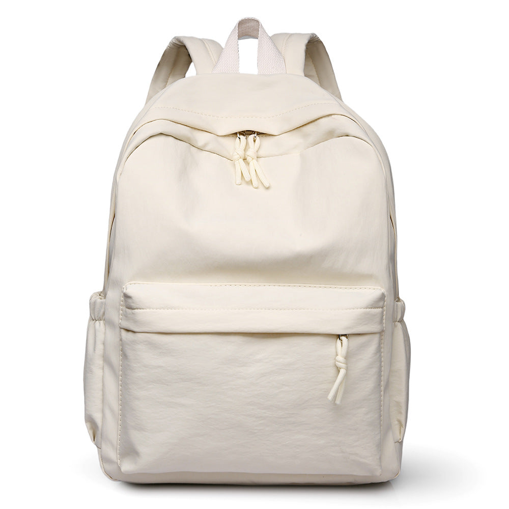 School bag High value Japanese simple campus backpack Korean version of college style student backpack Commuter bag Travel bag