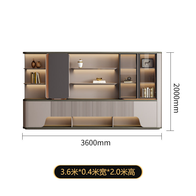 President's desk, executive desk, ceo desk, minimalist luxury chairman's office furniture, high-end office desk and chair set