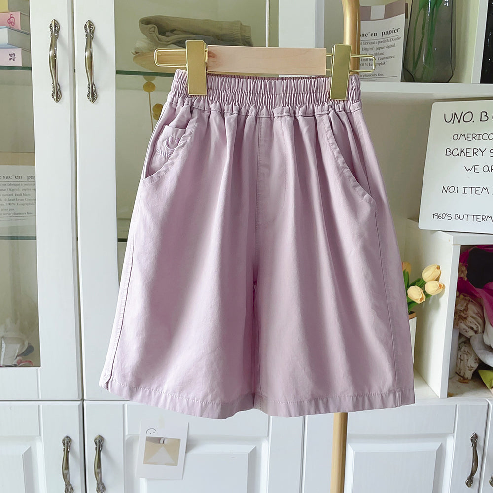 Pure cottonshorts boys and girls summernew arrivalnew arrivalcool dopamine summer color matching